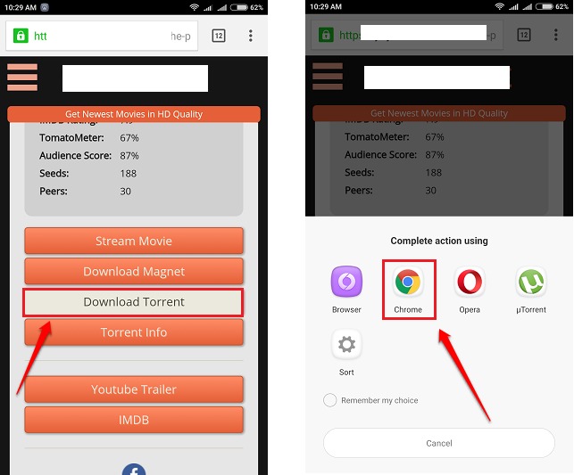 how to change download location in utorrent android